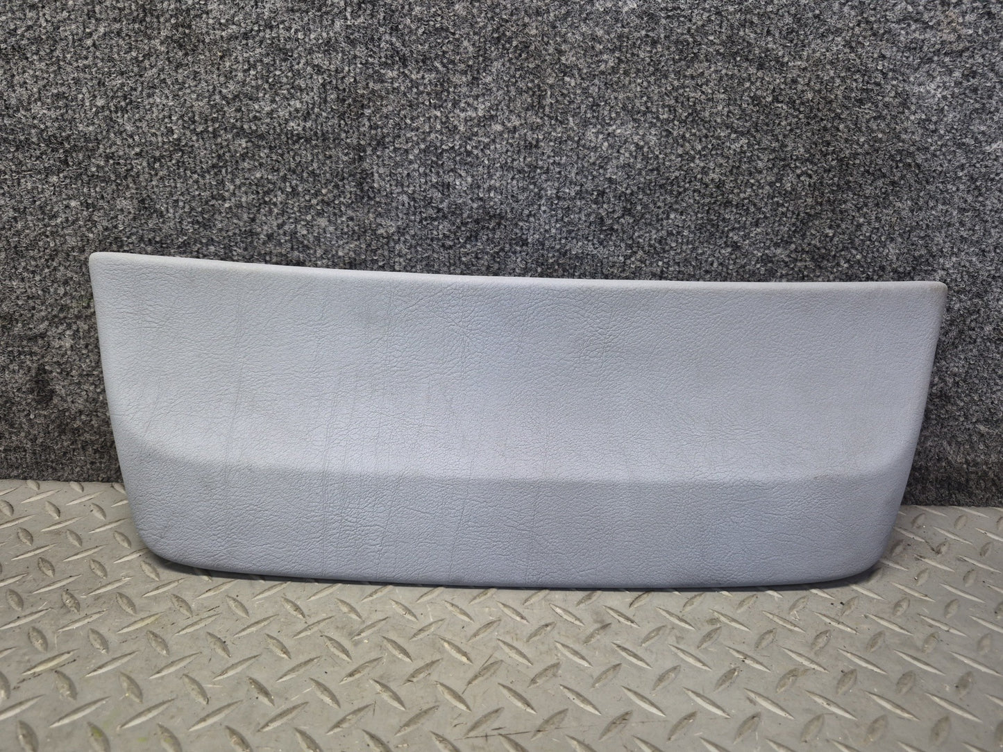 97-03 BMW E39 540i Front Right Seat Rear Back Upper Trim Panel Cover Gray OEM