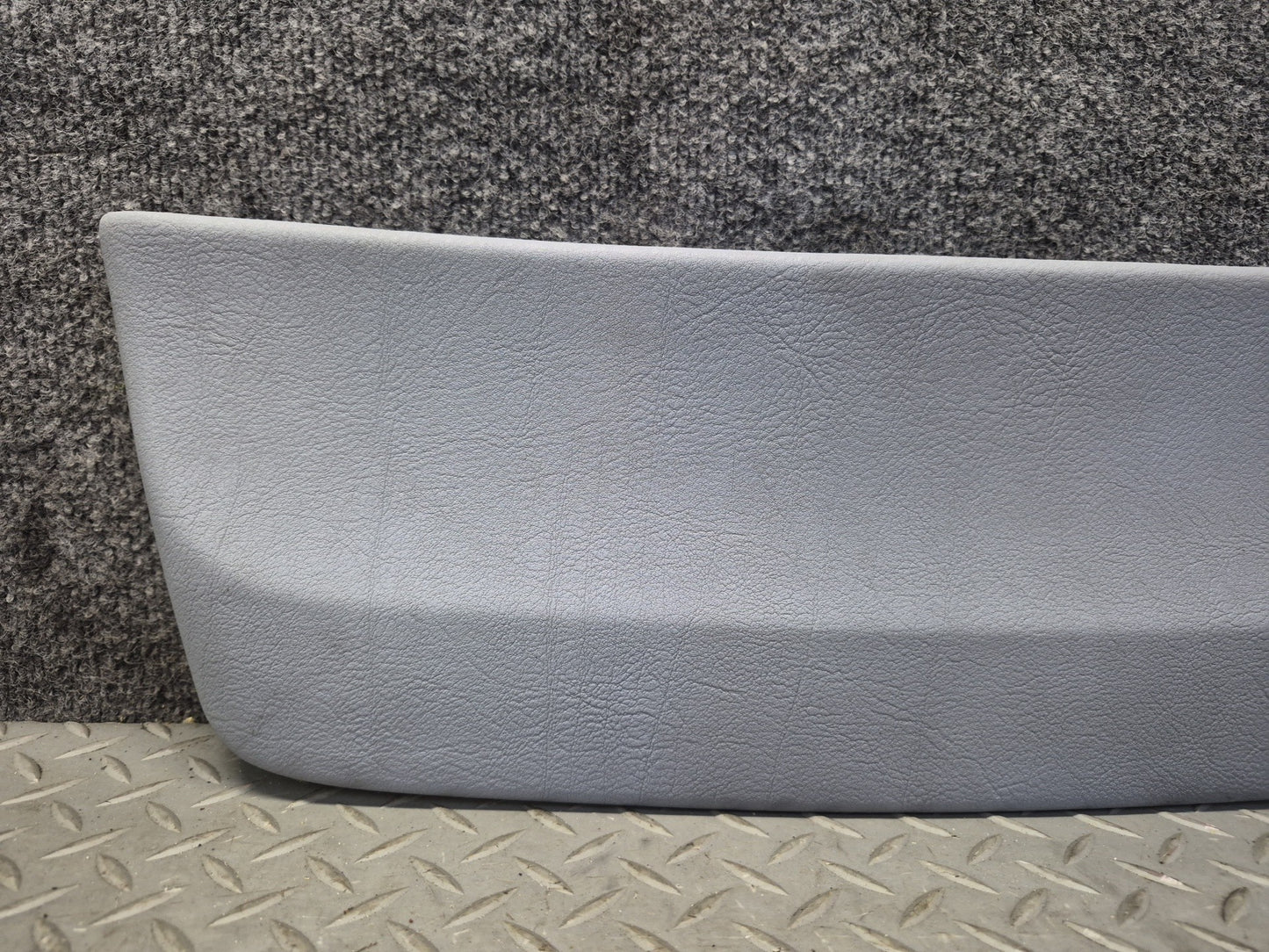 97-03 BMW E39 540i Front Right Seat Rear Back Upper Trim Panel Cover Gray OEM