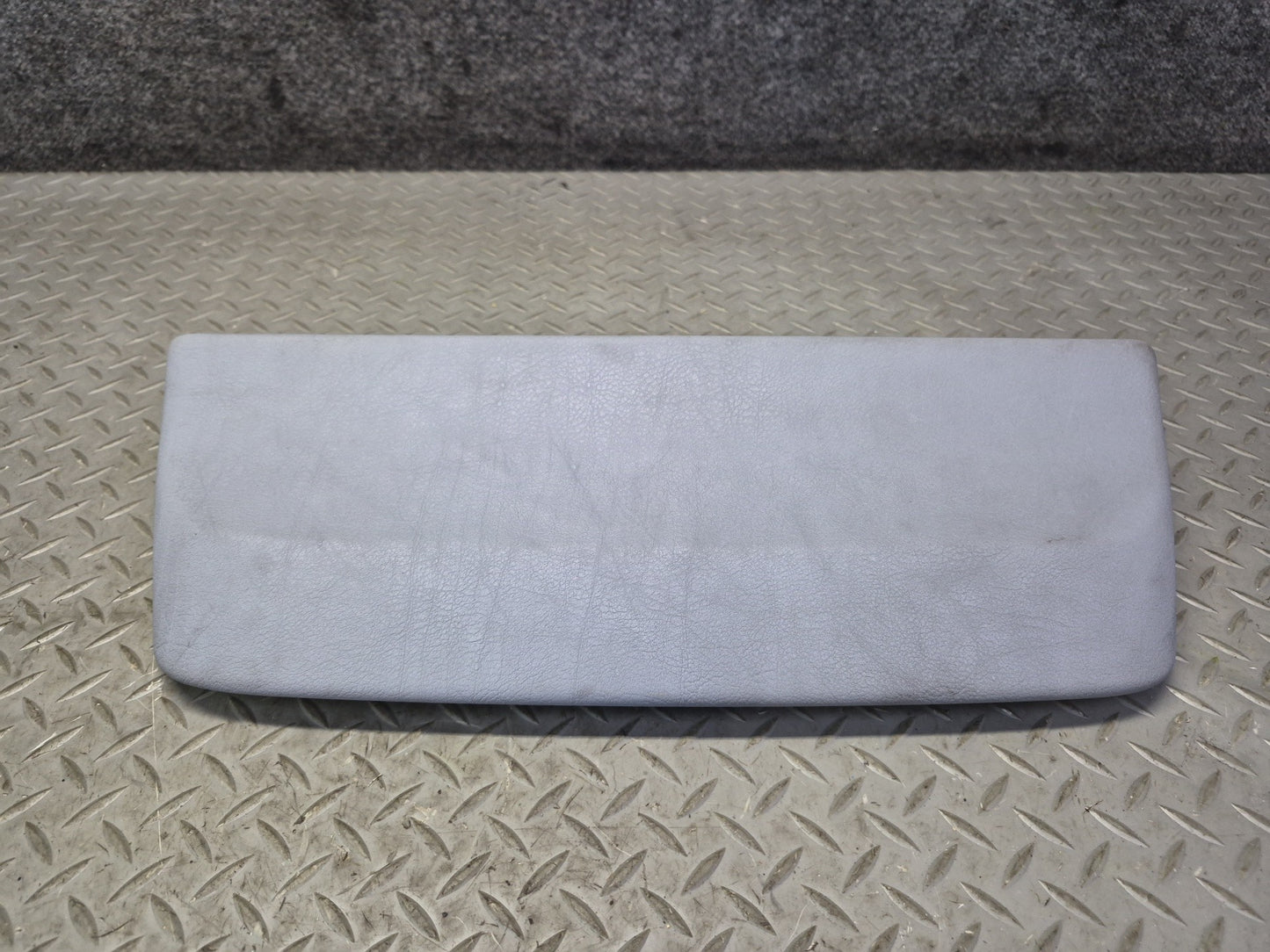 97-03 BMW E39 540i Front Right Seat Rear Back Upper Trim Panel Cover Gray OEM