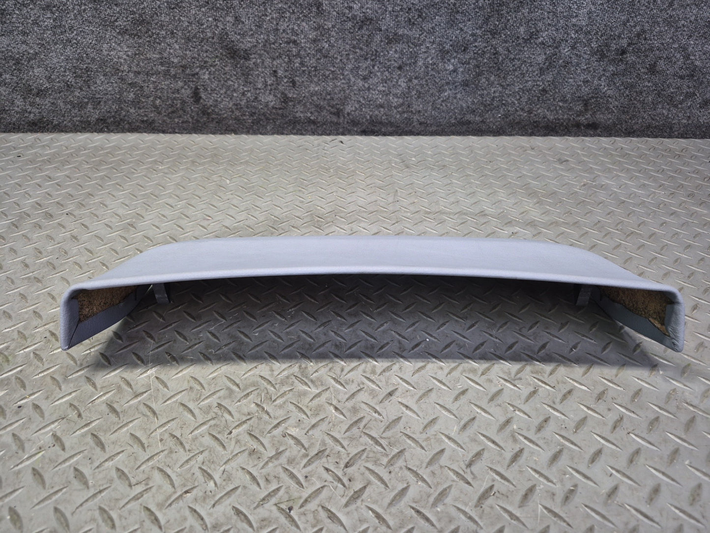 97-03 BMW E39 540i Front Right Seat Rear Back Upper Trim Panel Cover Gray OEM