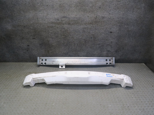 09-20 Nissan Z34 370Z Front Bumper Impact Reinforcement Bar w Foam Set Damaged