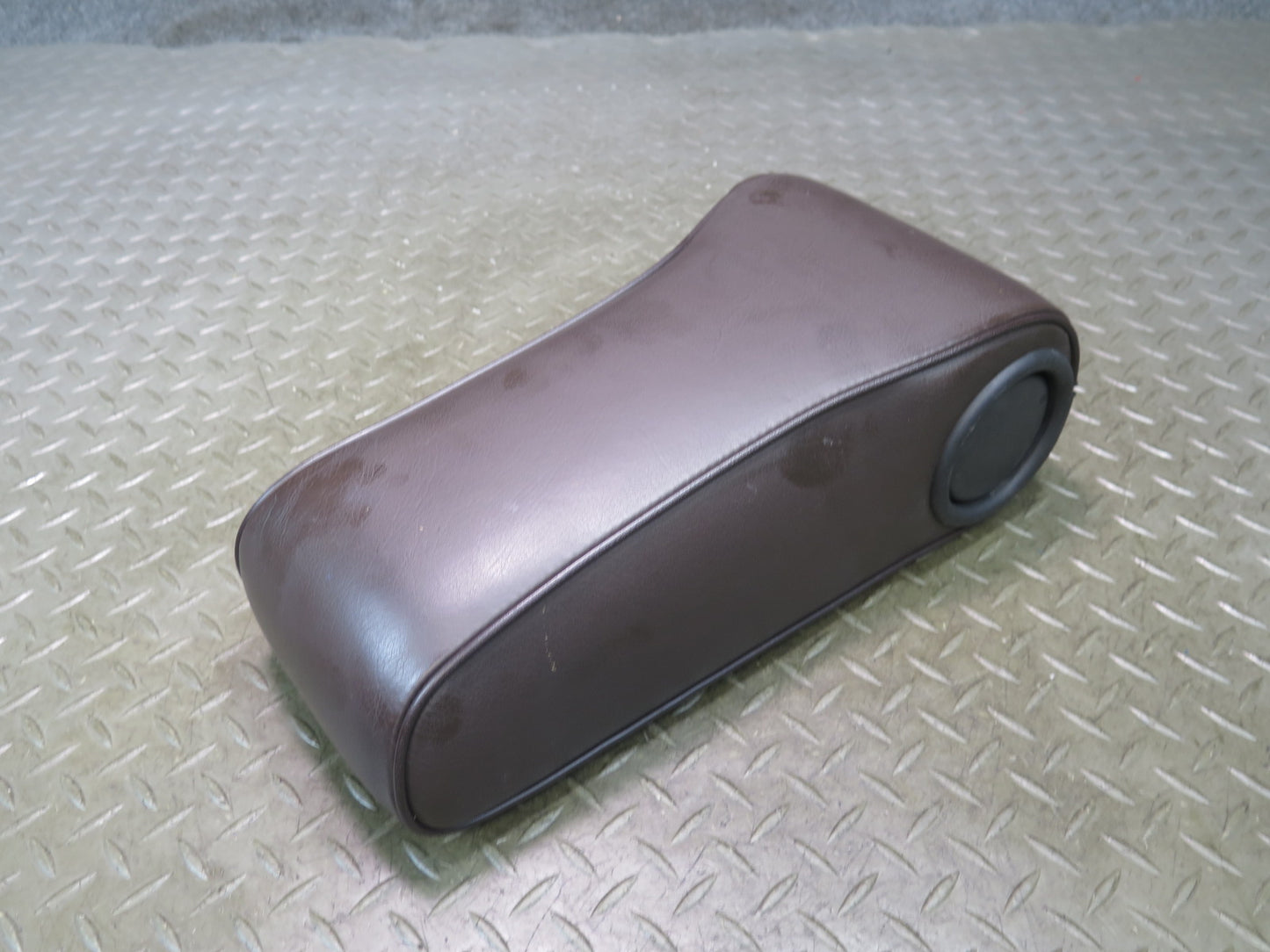 86-91 Mercedes W126 Front Left Driver Seat Leather Armrest Brasil OEM