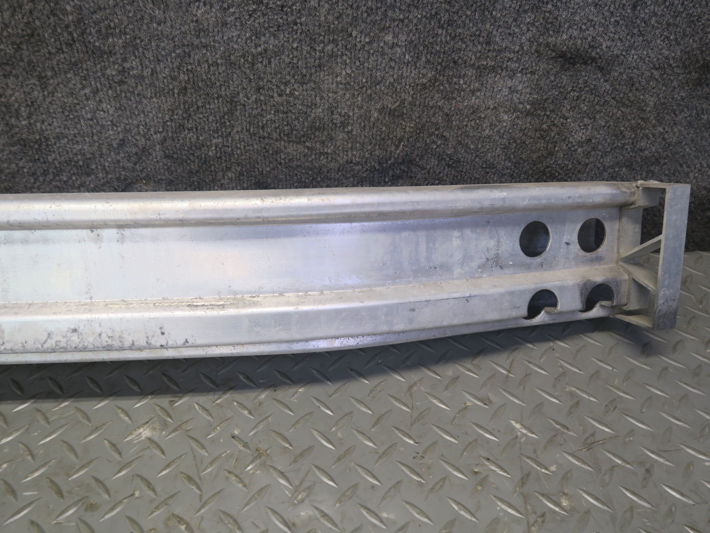 09-20 Nissan Z34 370Z Front Bumper Impact Reinforcement Bar w Foam Set Damaged