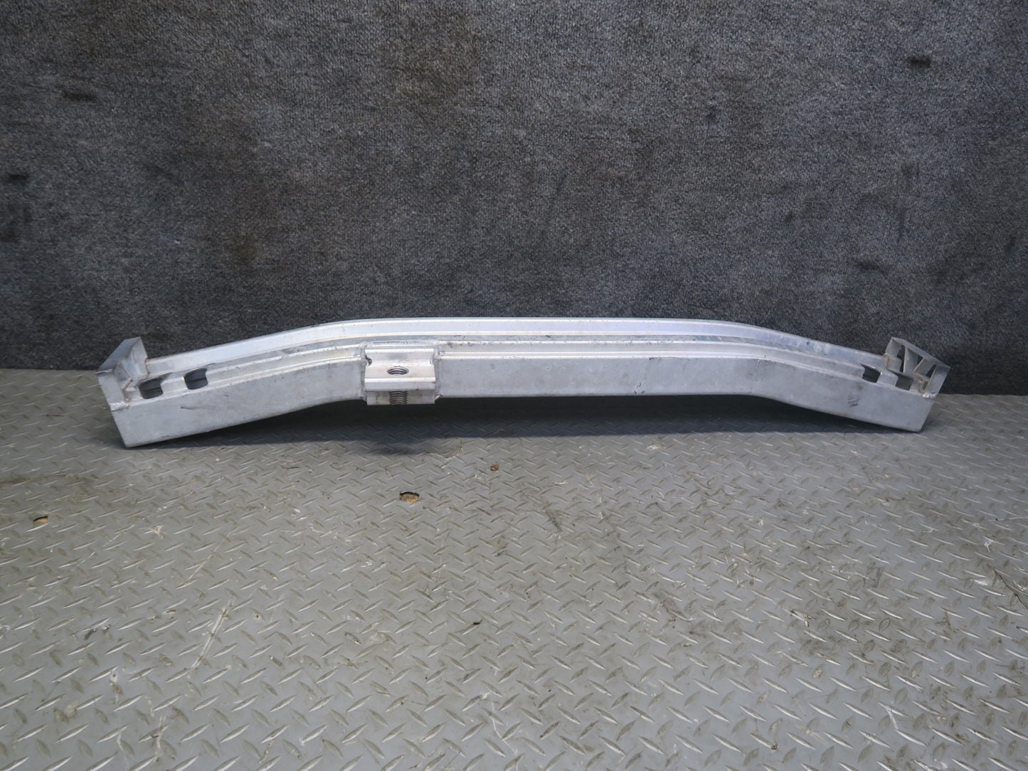 09-20 Nissan Z34 370Z Front Bumper Impact Reinforcement Bar w Foam Set Damaged