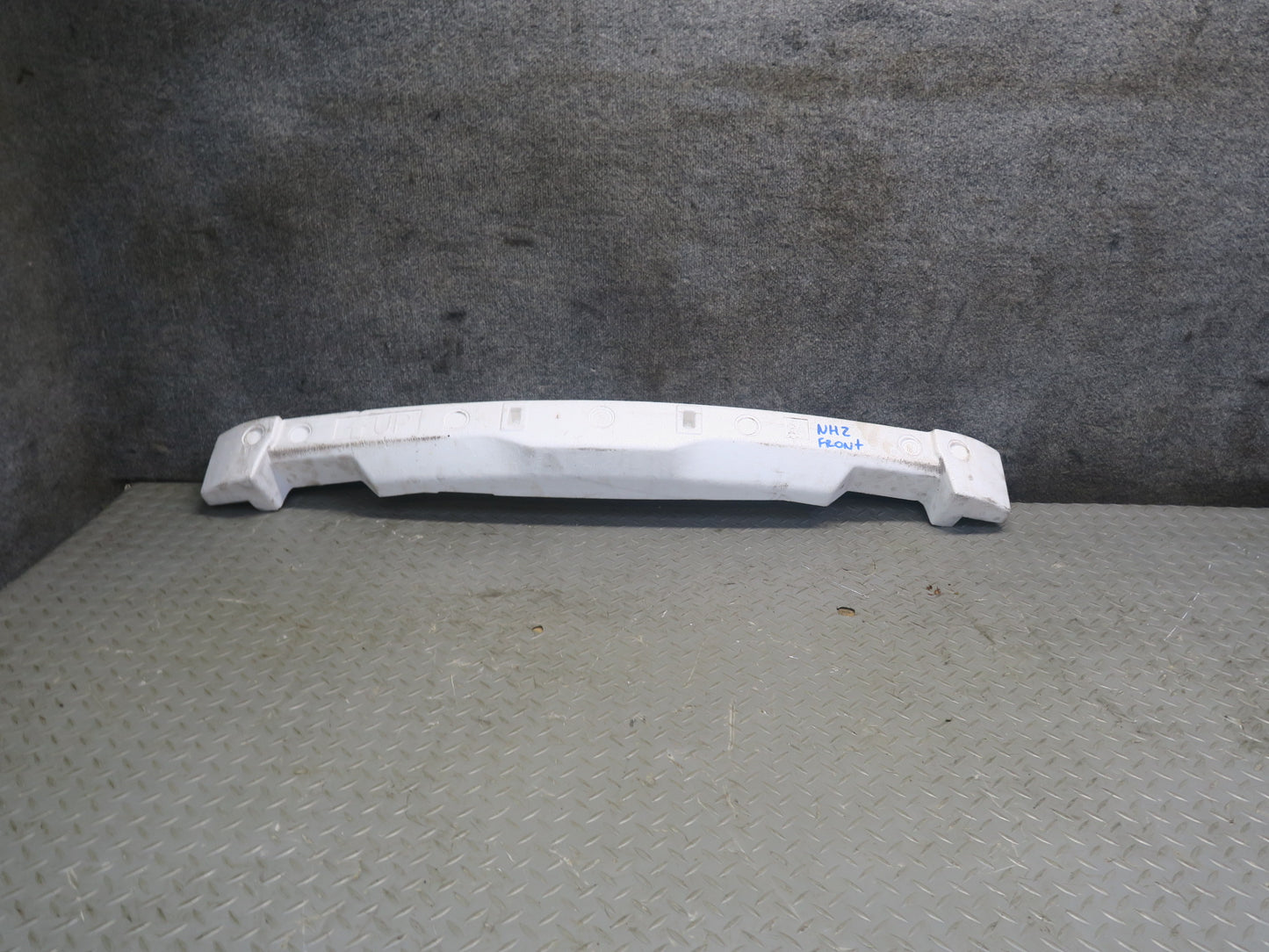 09-20 Nissan Z34 370Z Front Bumper Impact Reinforcement Bar w Foam Set Damaged