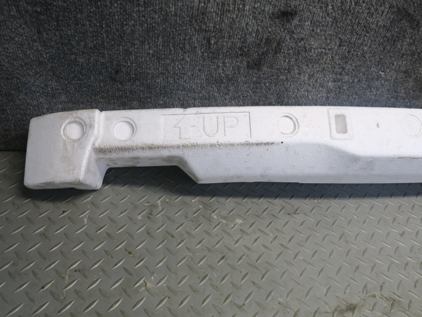 09-20 Nissan Z34 370Z Front Bumper Impact Reinforcement Bar w Foam Set Damaged