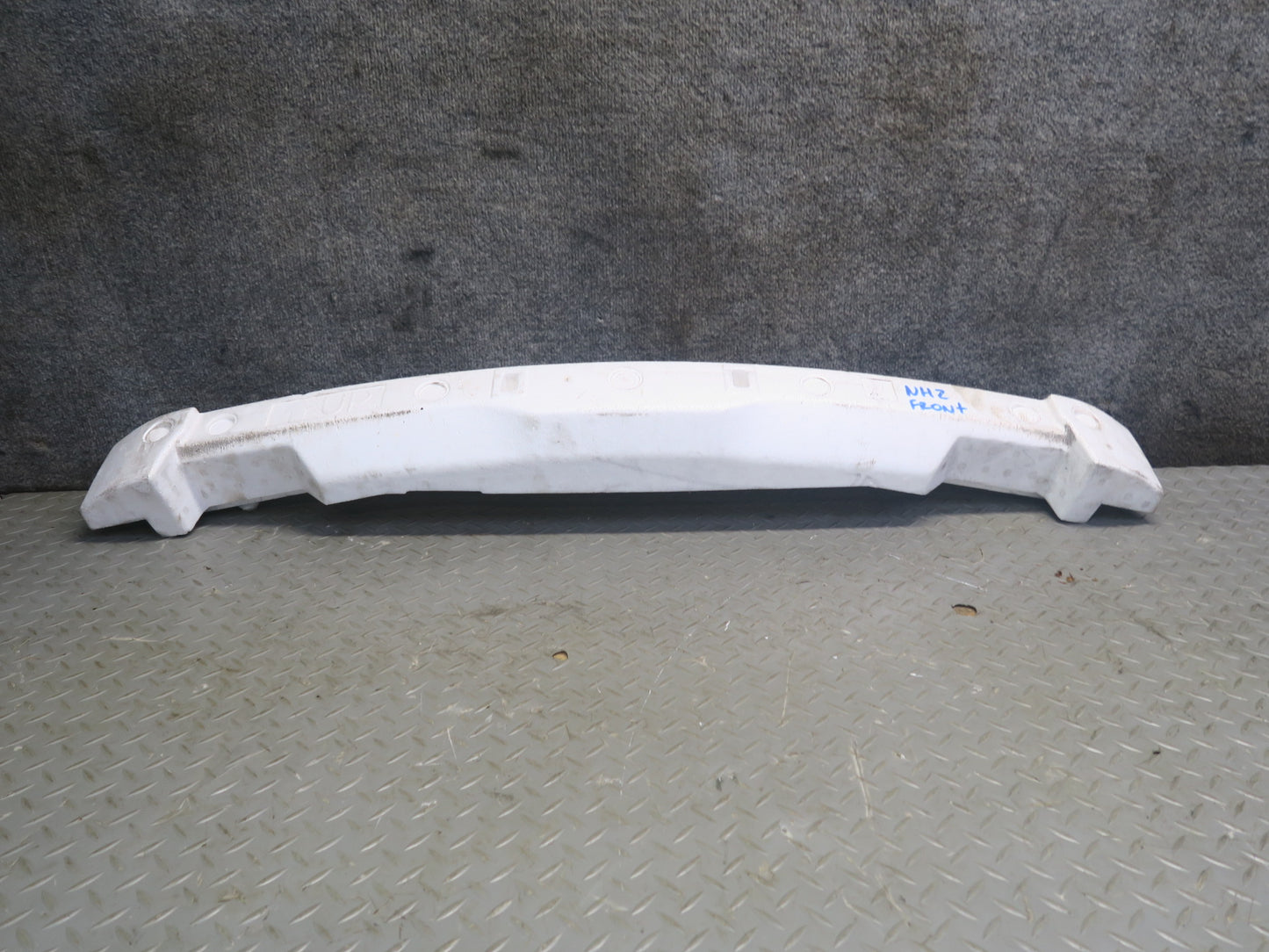 09-20 Nissan Z34 370Z Front Bumper Impact Reinforcement Bar w Foam Set Damaged