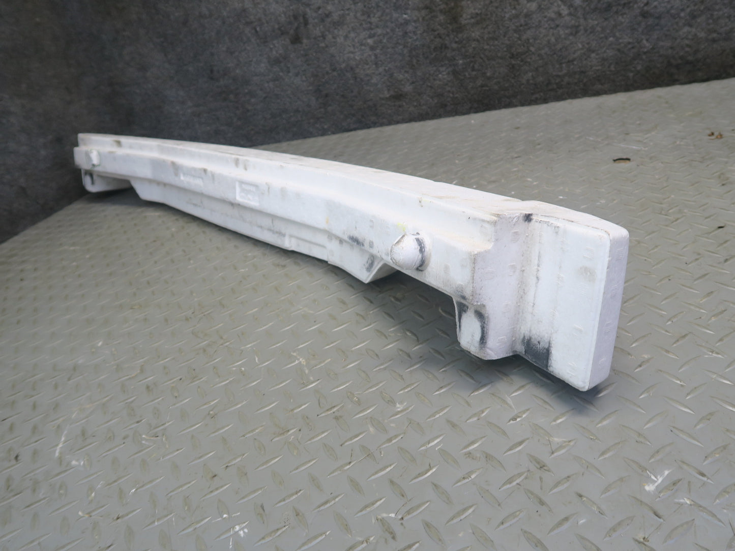 09-20 Nissan Z34 370Z Front Bumper Impact Reinforcement Bar w Foam Set Damaged