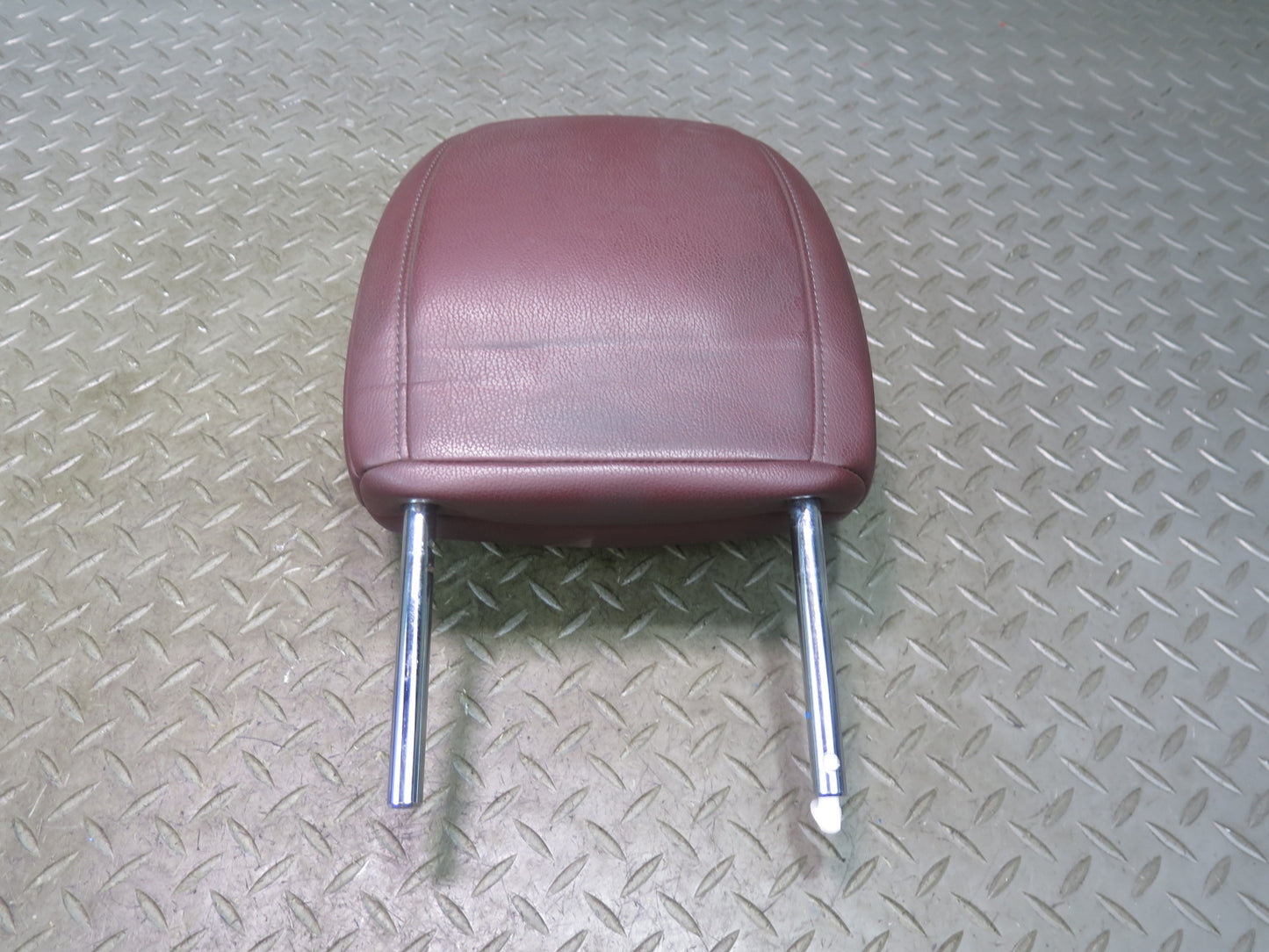 10-19 Nissan 370Z Z34 Convert Front Left & Right Leather Headrest Wine Set OEM