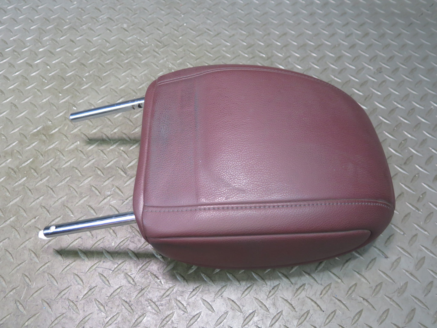10-19 Nissan 370Z Z34 Convert Front Left & Right Leather Headrest Wine Set OEM