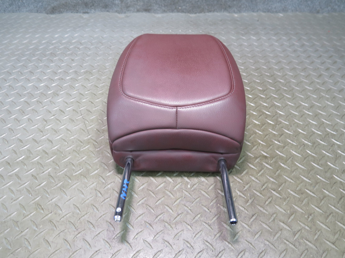 10-19 Nissan 370Z Z34 Convert Front Left & Right Leather Headrest Wine Set OEM