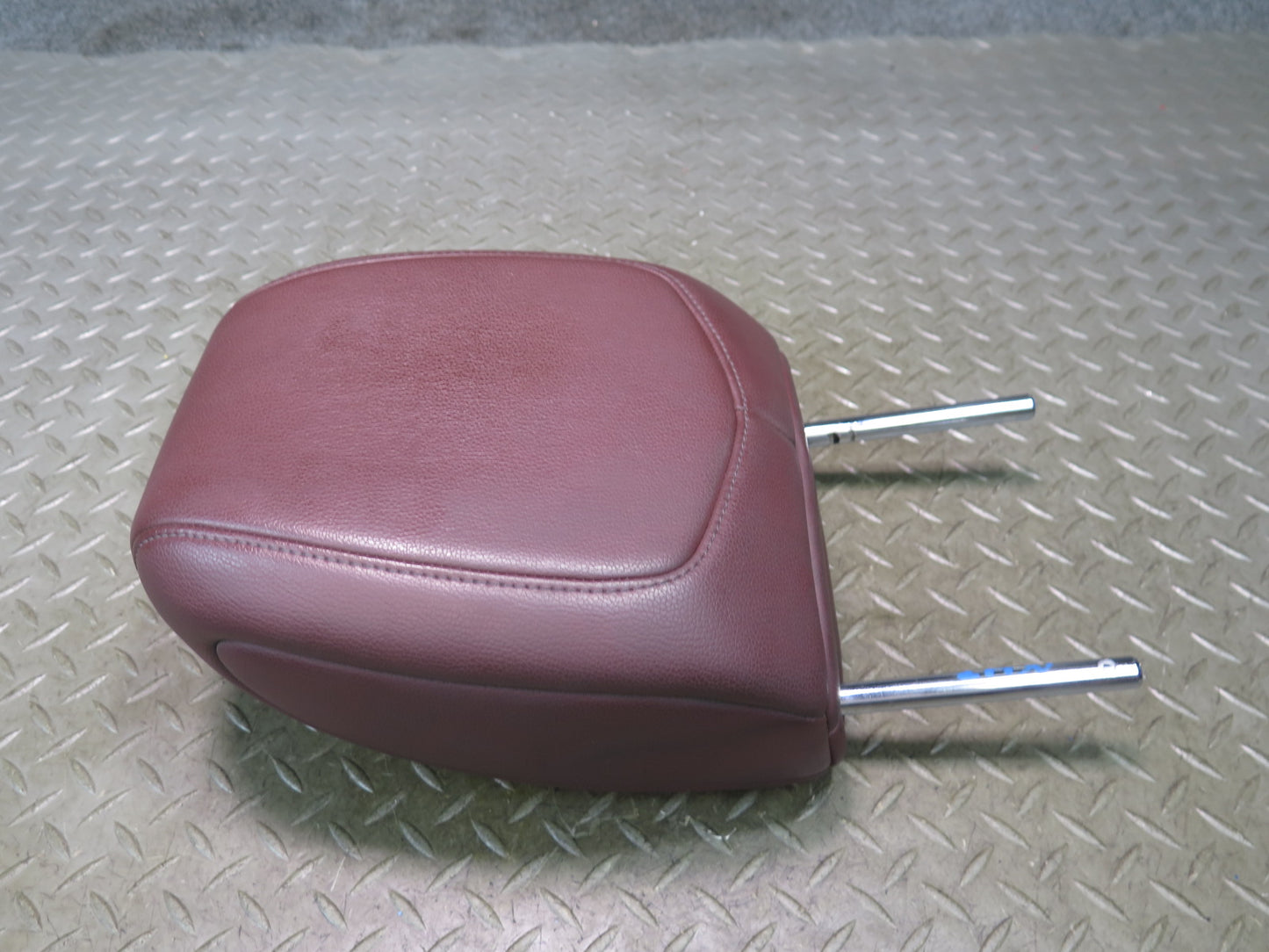10-19 Nissan 370Z Z34 Convert Front Left & Right Leather Headrest Wine Set OEM