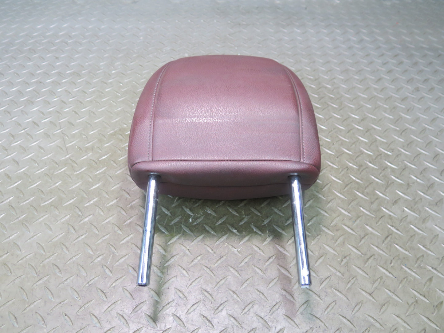 10-19 Nissan 370Z Z34 Convert Front Left & Right Leather Headrest Wine Set OEM