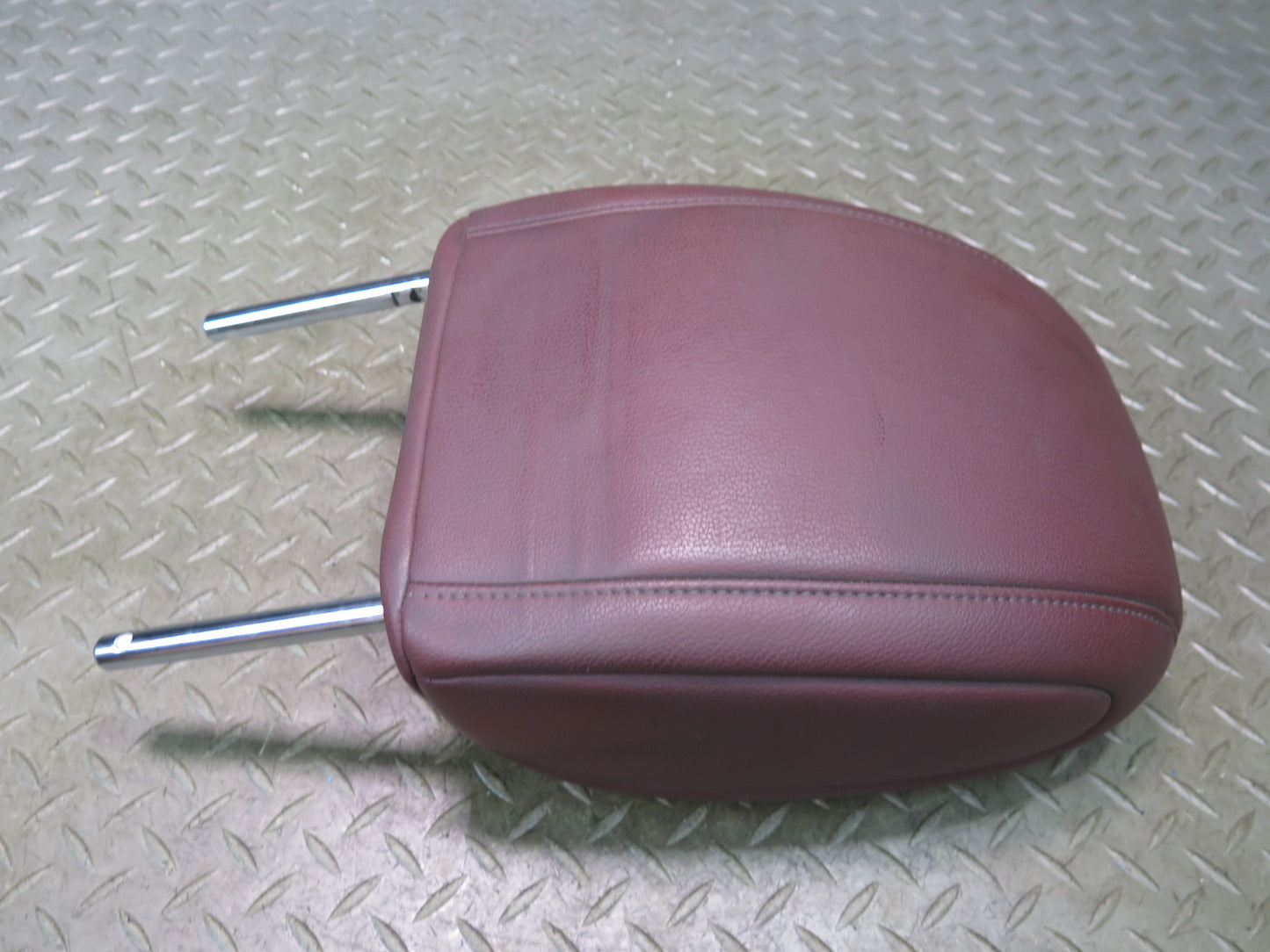 10-19 Nissan 370Z Z34 Convert Front Left & Right Leather Headrest Wine Set OEM