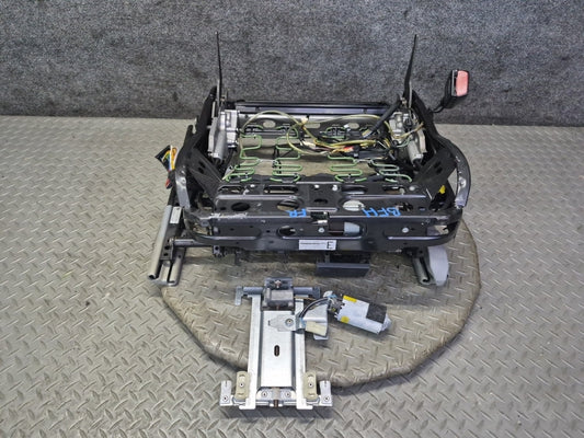 97-03 BMW E39 540i Front Right Seat Lower Frame Track Rail w Motor & Switch OEM