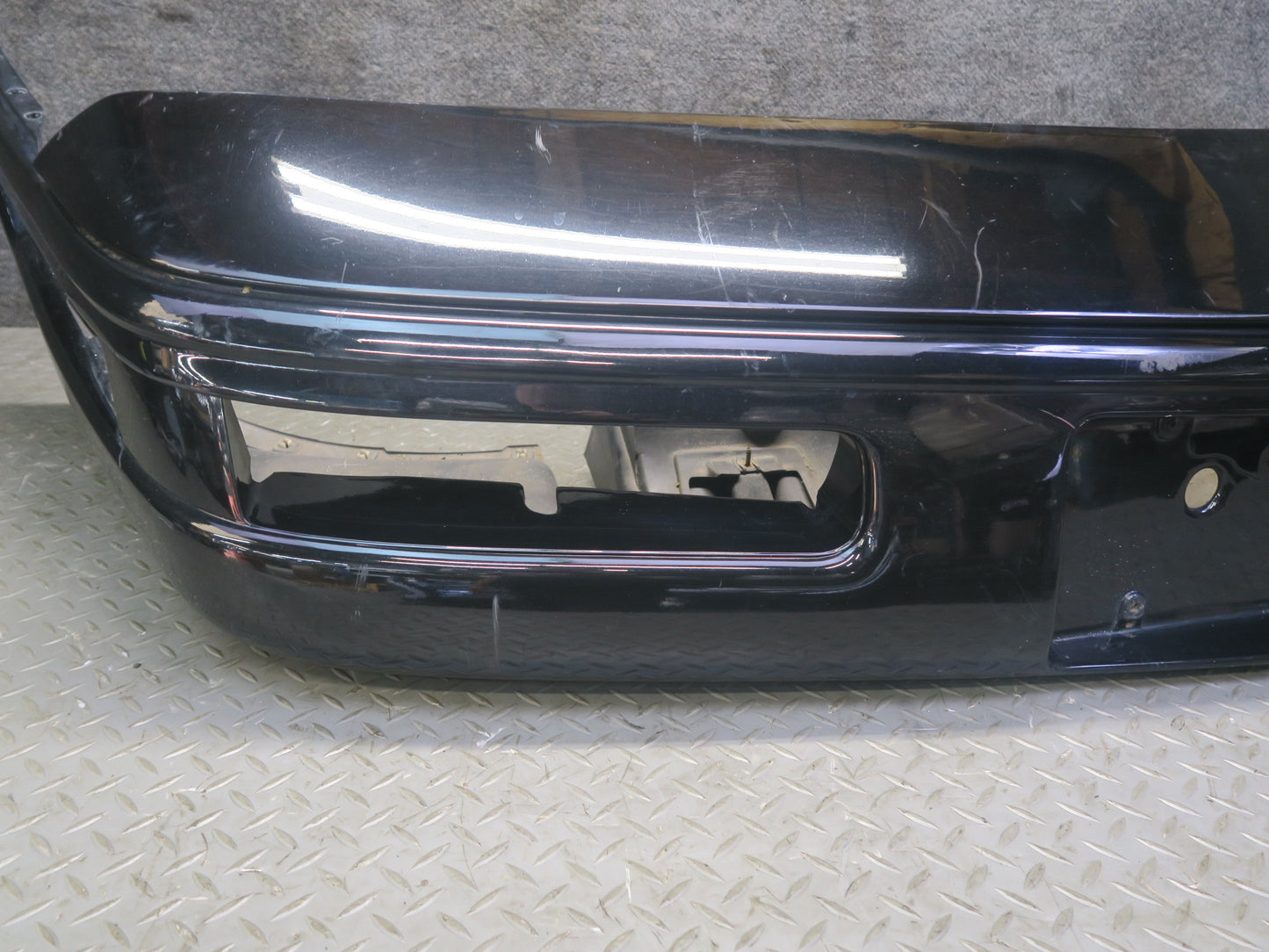 91-96 Chevrolet Corvette C4 Front Bumper Cover Black Damaged