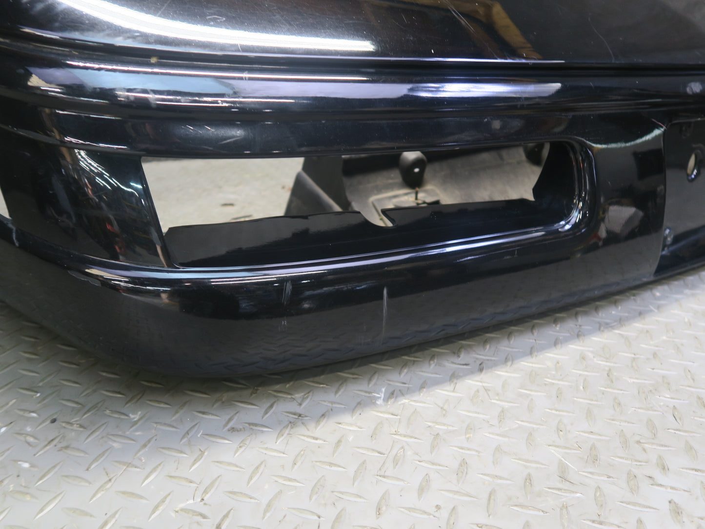 91-96 Chevrolet Corvette C4 Front Bumper Cover Black Damaged