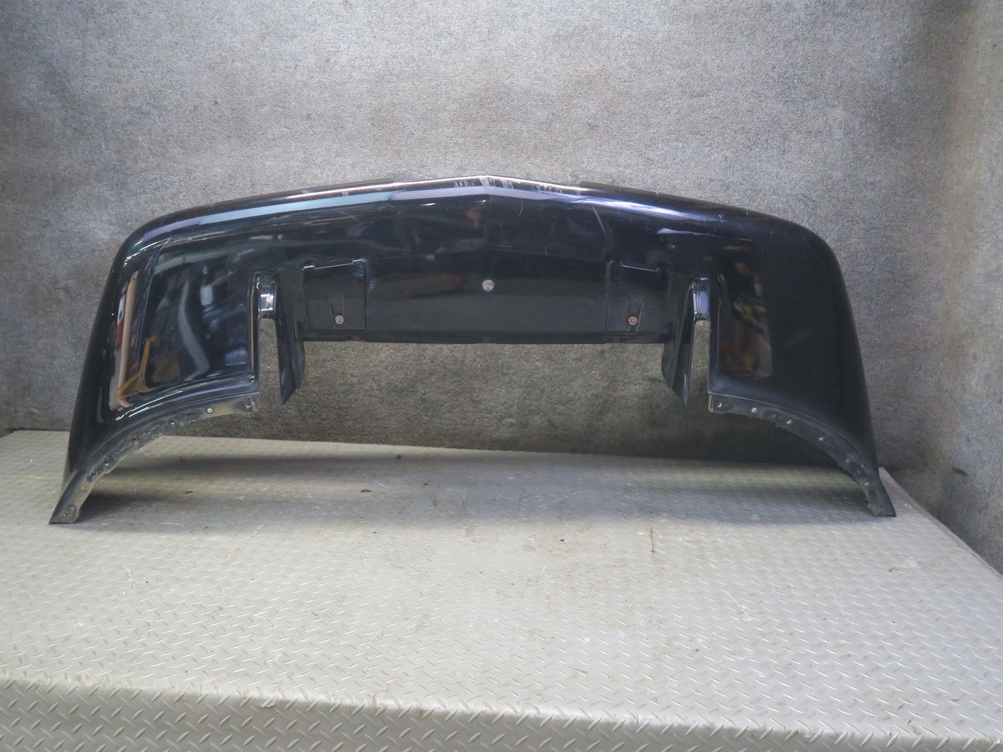 91-96 Chevrolet Corvette C4 Front Bumper Cover Black Damaged