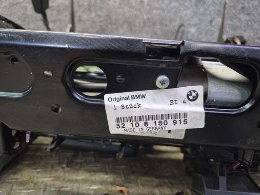 97-03 BMW E39 540i Front Left Seat Lower Frame Track Rail w Motor & Switch OEM