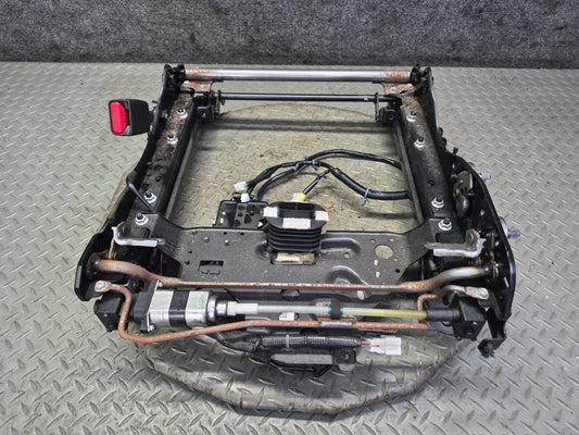 11-19 Nissan Z34 370Z Convertible Front Left Seat Frame Track Rail w Motor OEM