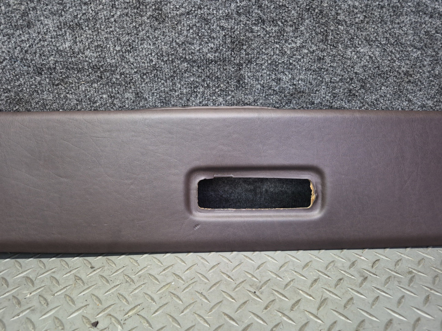 86-91 Mercedes W126 560SEL Sedan Rear Overhead Headliner Roof Trim Panel OEM