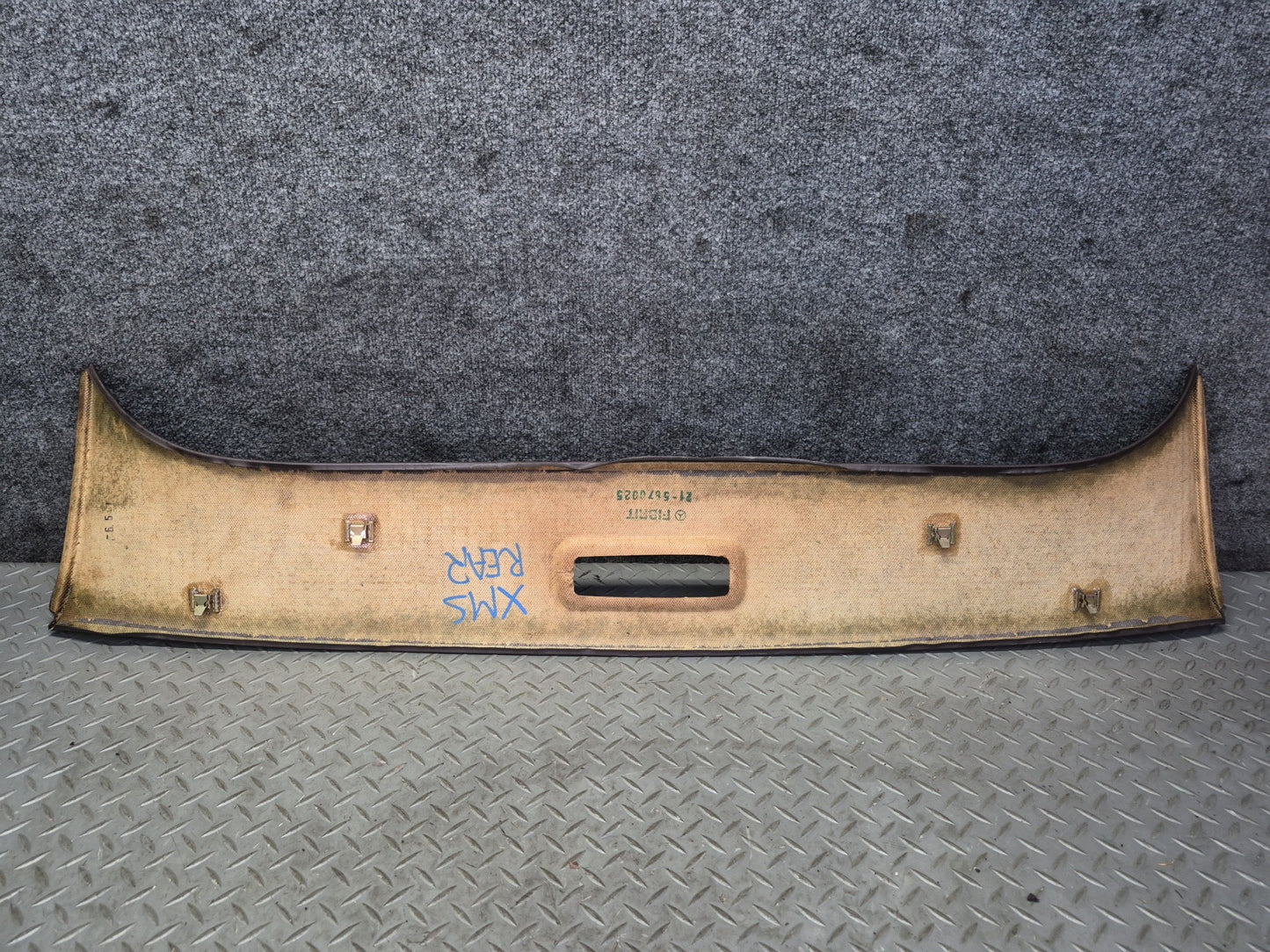 86-91 Mercedes W126 560SEL Sedan Rear Overhead Headliner Roof Trim Panel OEM