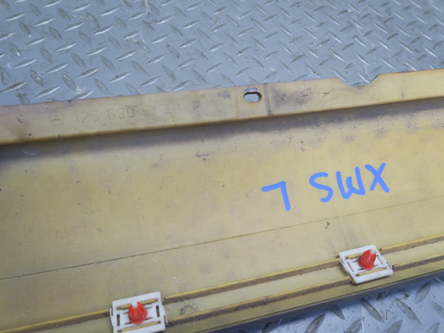 86-91 Mercedes W126 Set of 2 Left & Right Door Side Skirt Rocker Panel OEM