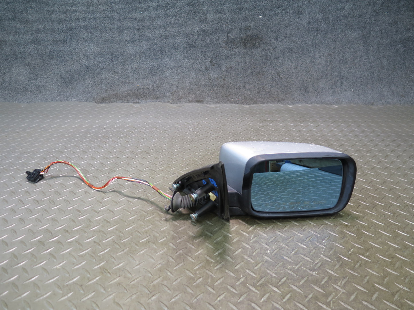 97-99 BMW E39 540i Right Exterior Heated Side View Mirror Arctic Silver OEM