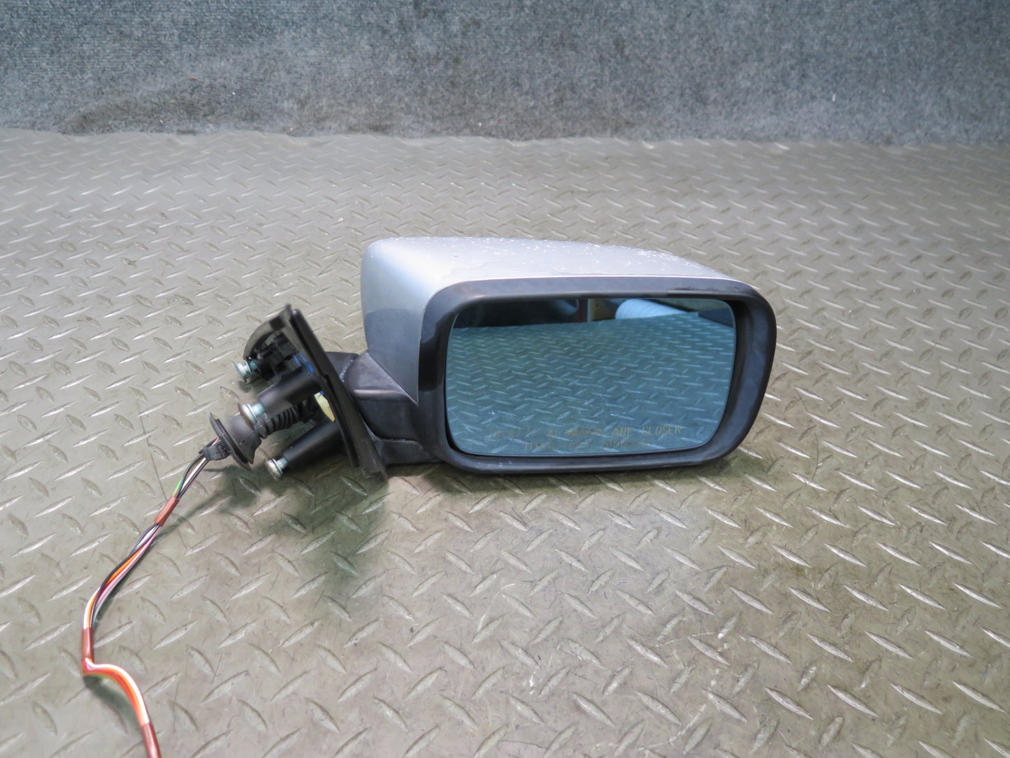 97-99 BMW E39 540i Right Exterior Heated Side View Mirror Arctic Silver OEM