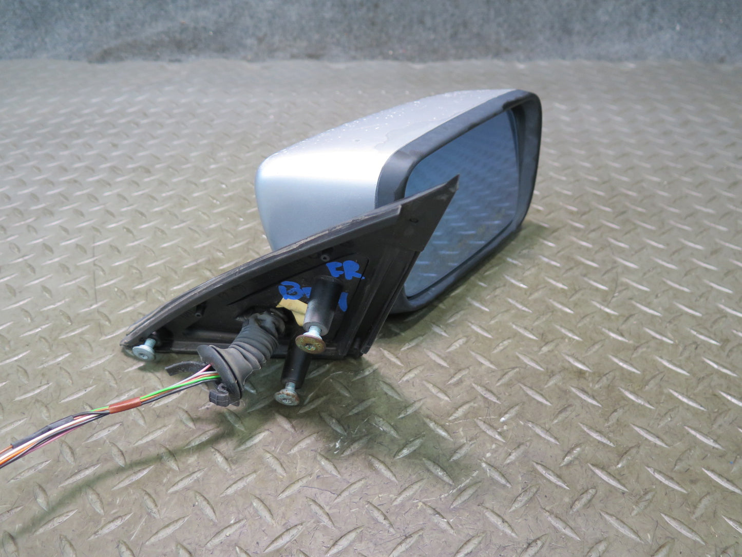 97-99 BMW E39 540i Right Exterior Heated Side View Mirror Arctic Silver OEM