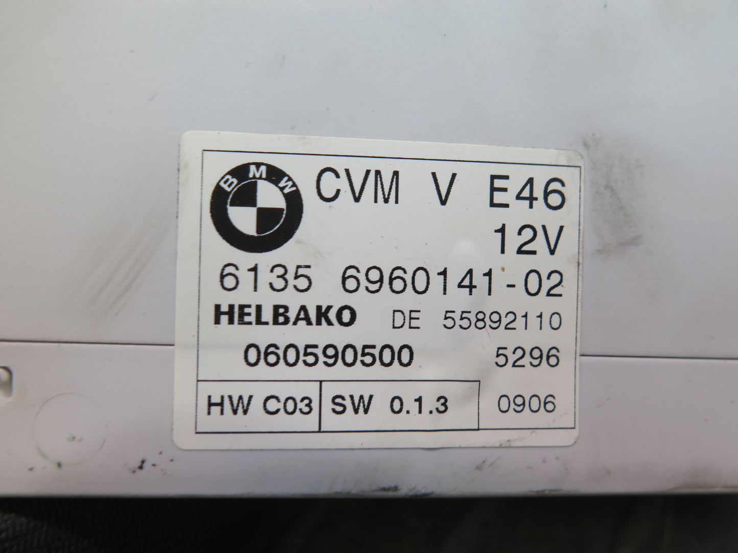 01-06 BMW E46 330ci Convertible Folding TOP Roof Control Unit Module 6960141 OEM