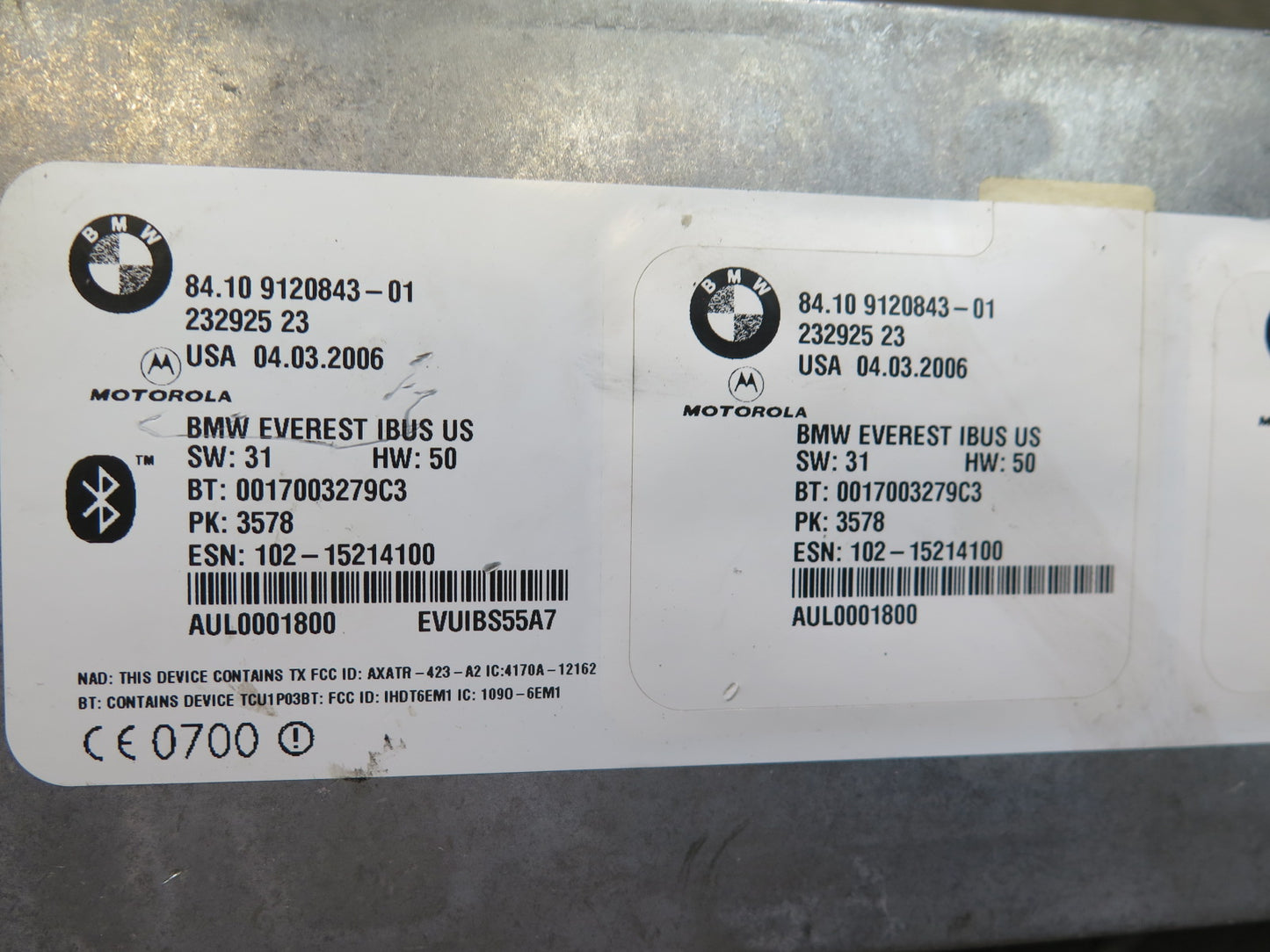 2006 BMW E46 330CI Telematics Bluetooth Communication Control Module OEM