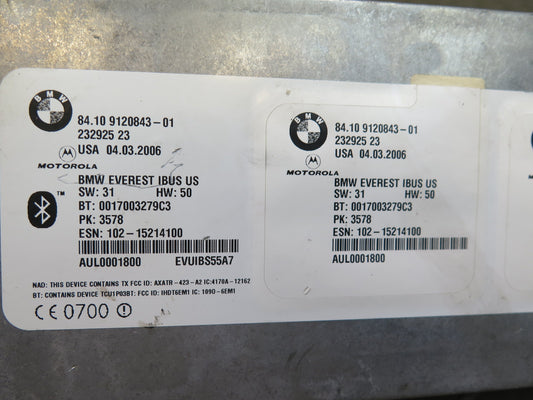 2006 BMW E46 330CI Telematics Bluetooth Communication Control Module OEM