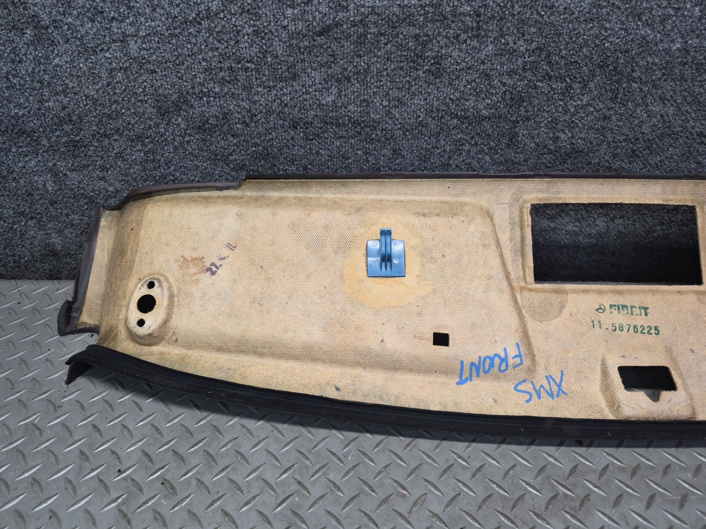 86-91 Mercedes W126 560SEL Sedan Front Upper Headliner Trim Cover Panel OEM