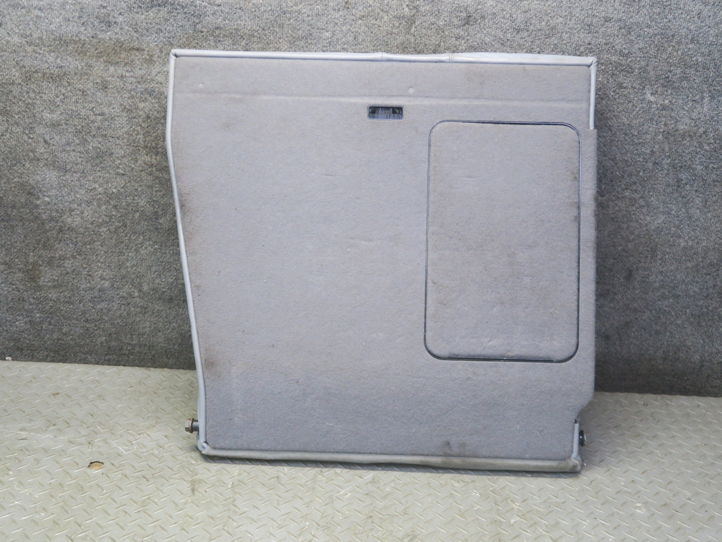 97-03 BMW E39 540i Sedan Rear Seat Upper Backrest Leather Cushion Gray OEM