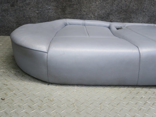 97-03 BMW E39 540i Sedan Rear Seat Lower Leather Cushion Gray OEM