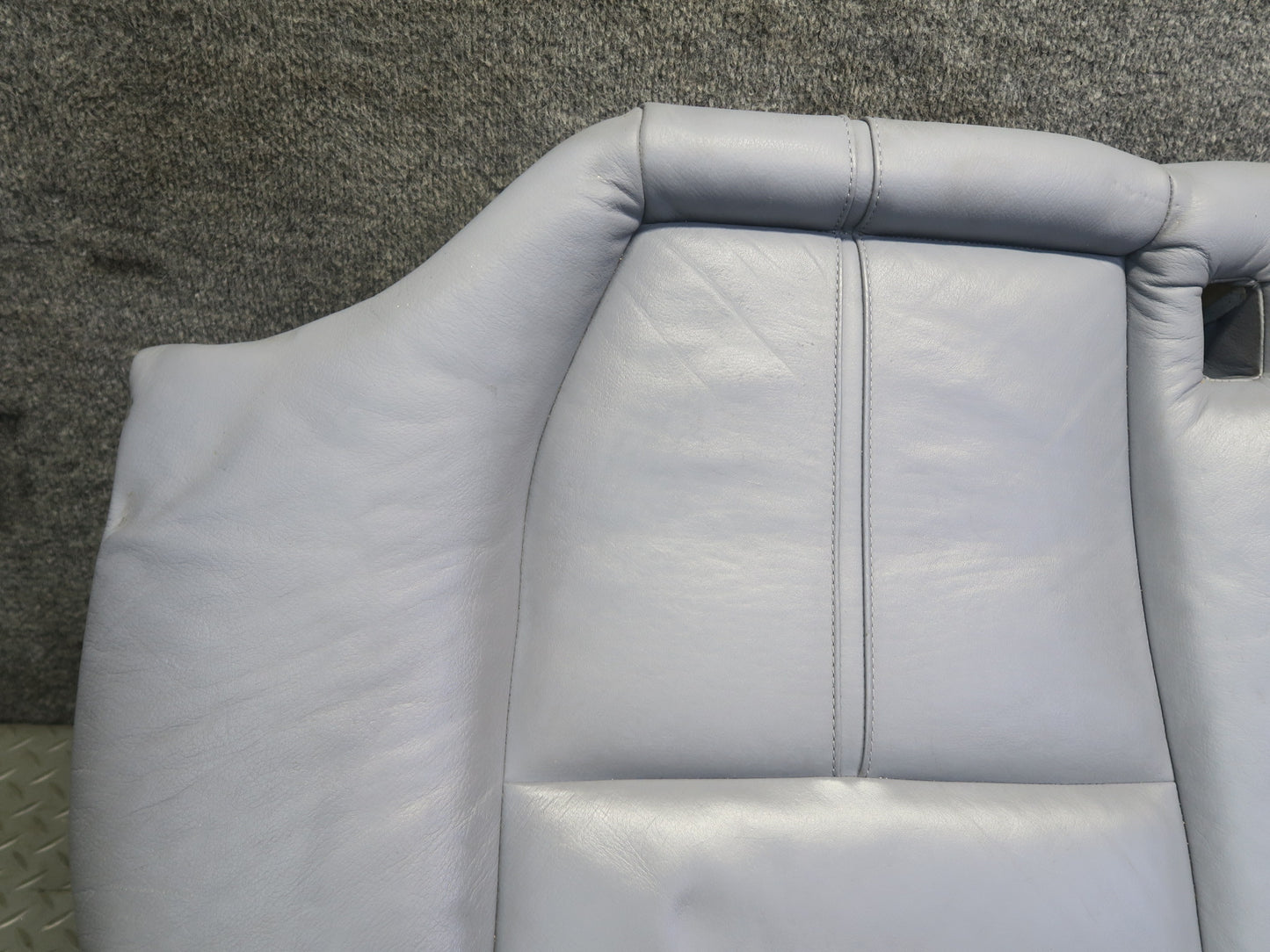 97-03 BMW E39 540i Sedan Rear Seat Lower Leather Cushion Gray OEM