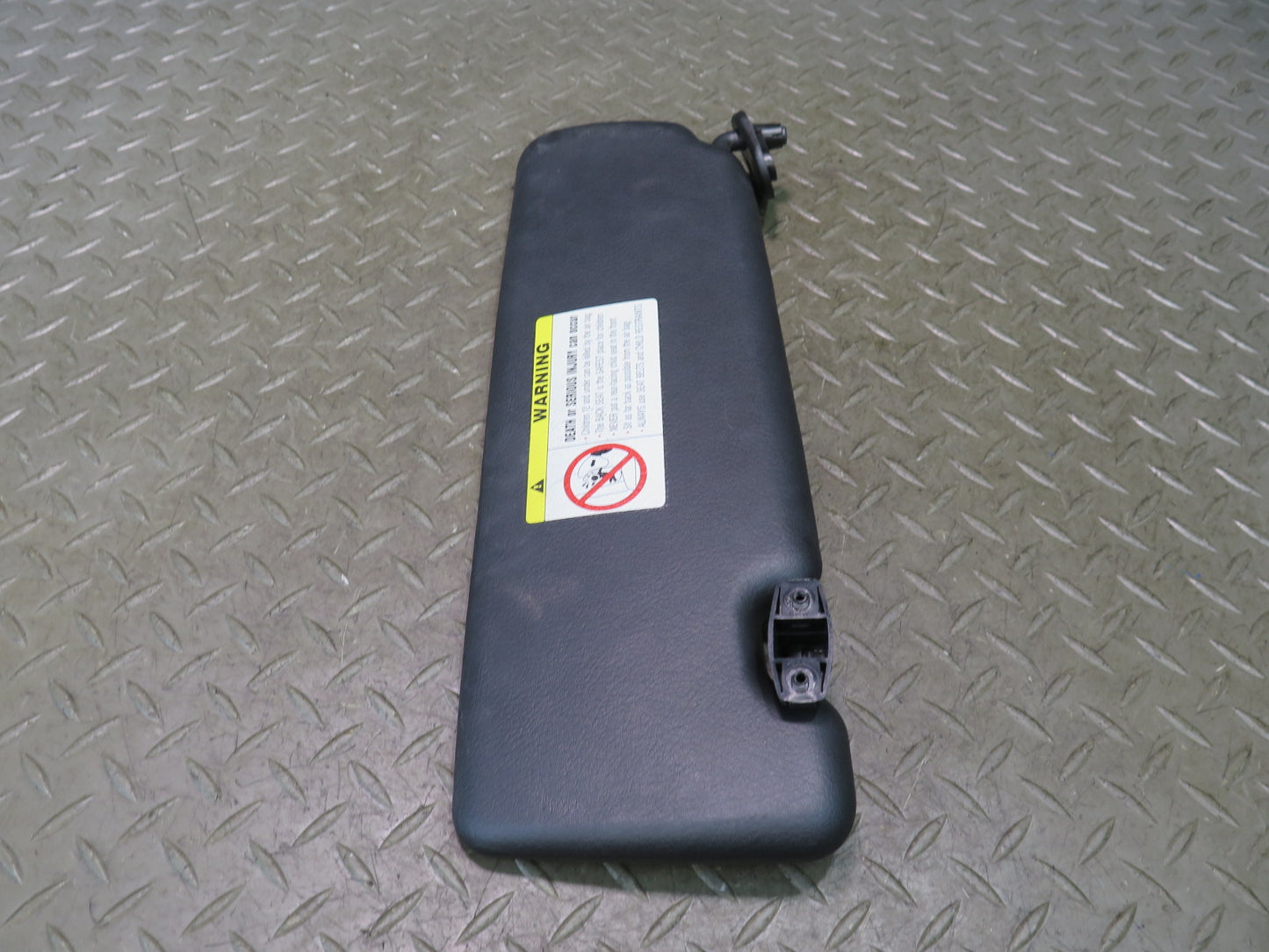 01-06 BMW E46 330ci Convertible Set of 2 Front Left & Right Sun Visor Black OEM