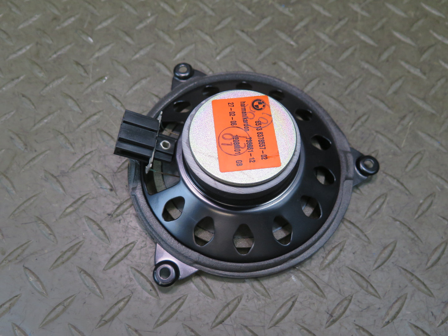 01-06 BMW E46 330CI Convertible Set of 2 Rear Harman Kardon Speaker 8378557 OEM