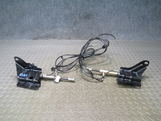 01-06 BMW E46 330Ci Conv Rear Left & Right TOP Hydraulic Cylinder w Pipe Set OEM