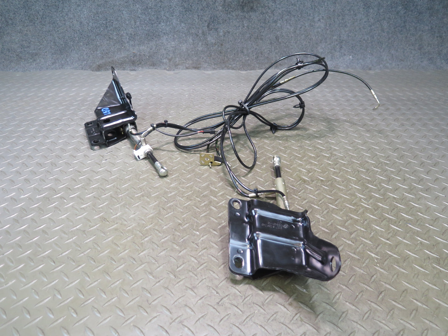 01-06 BMW E46 330Ci Conv Rear Left & Right TOP Hydraulic Cylinder w Pipe Set OEM