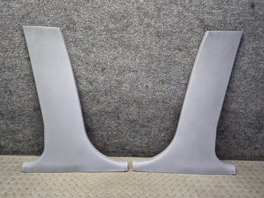 97-03 BMW E39 540i Set of 2 Interior Left & Right B Pillar Lower Trim Panel OEM