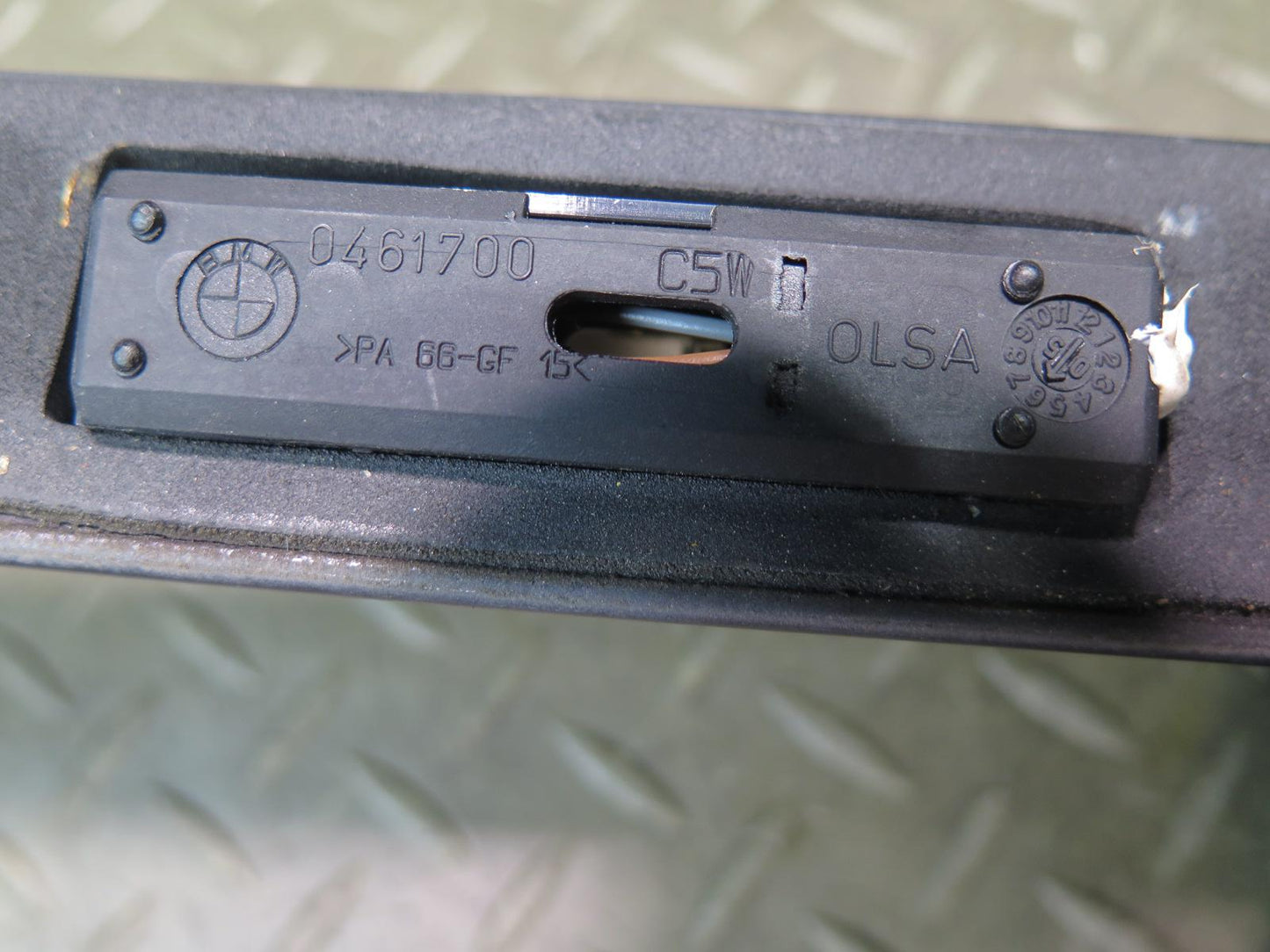 01-06 BMW E46 330Ci Convertible Rear Trunk Lid Handle Trim Molding OEM