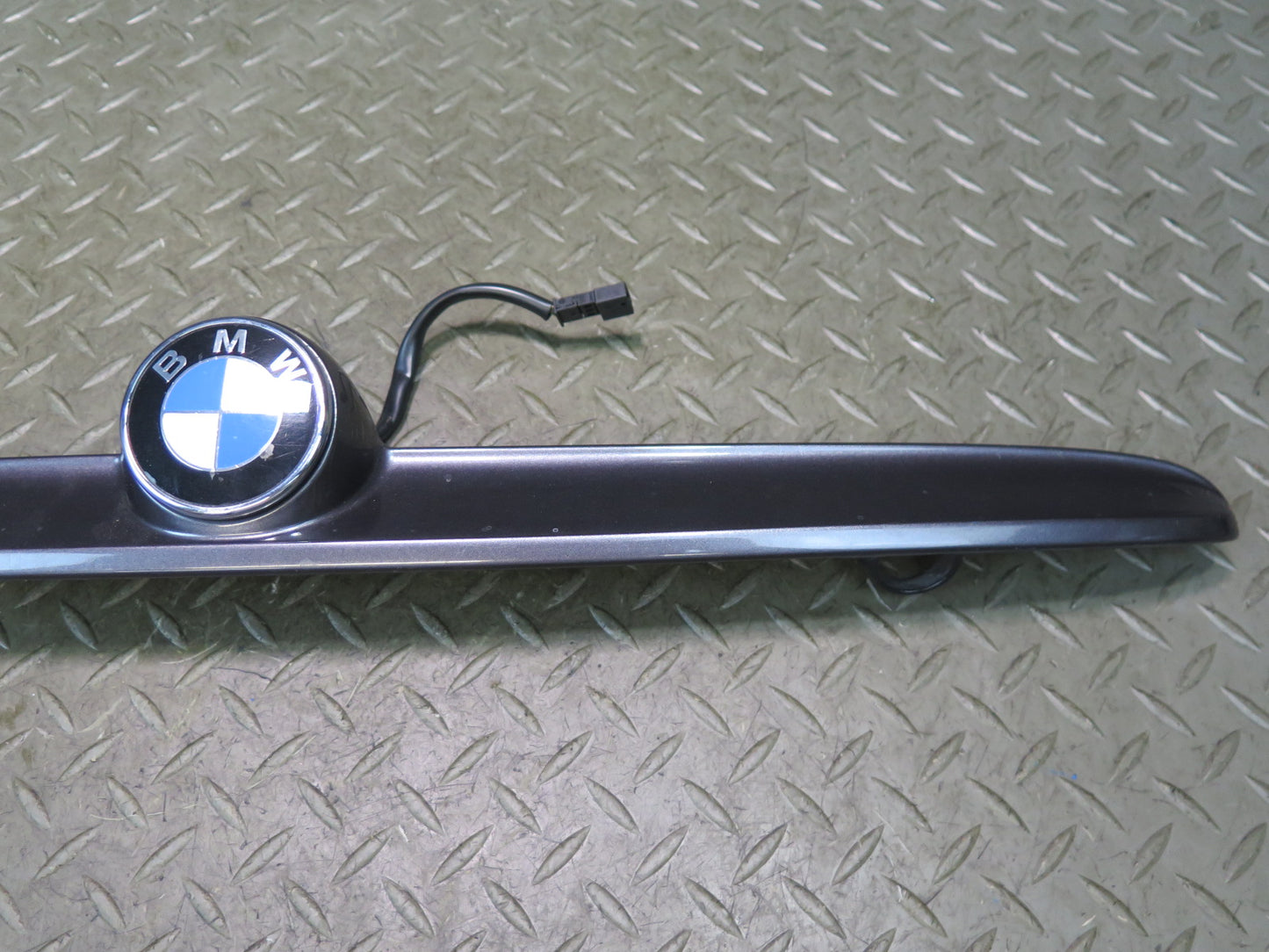 01-06 BMW E46 330Ci Convertible Rear Trunk Lid Handle Trim Molding OEM
