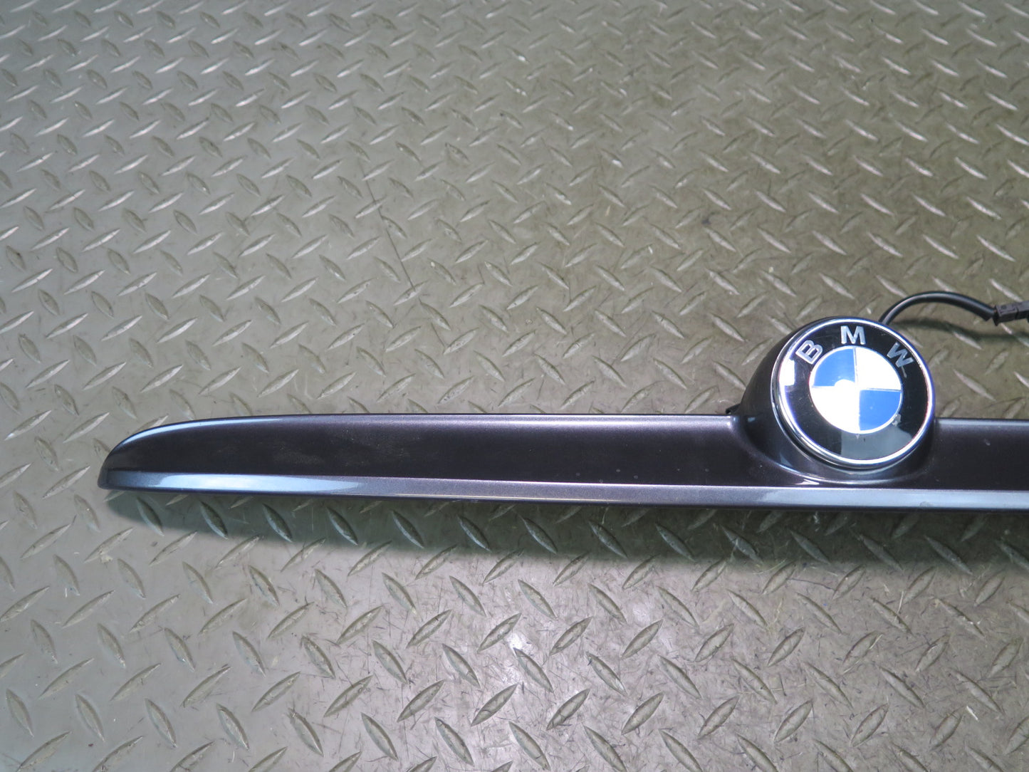 01-06 BMW E46 330Ci Convertible Rear Trunk Lid Handle Trim Molding OEM