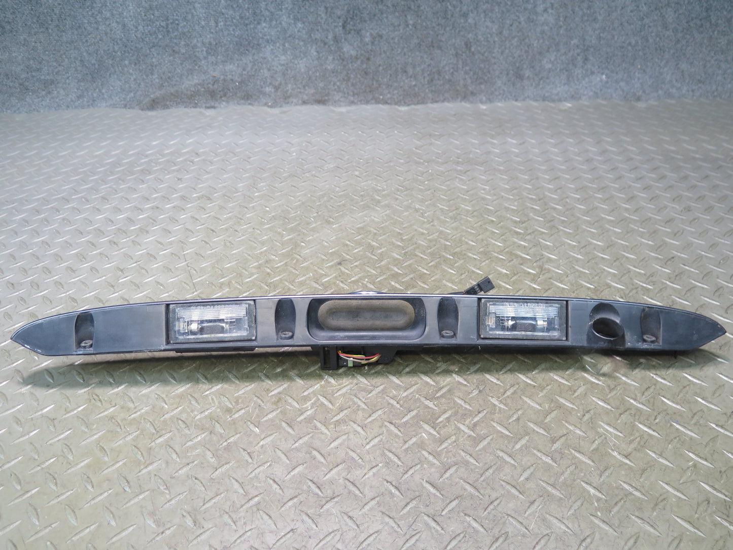 01-06 BMW E46 330Ci Convertible Rear Trunk Lid Handle Trim Molding OEM