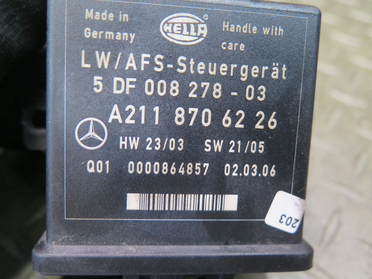 05-11 Mercedes R171 SLK Headlight Range Level Control Module 2118706226 OEM