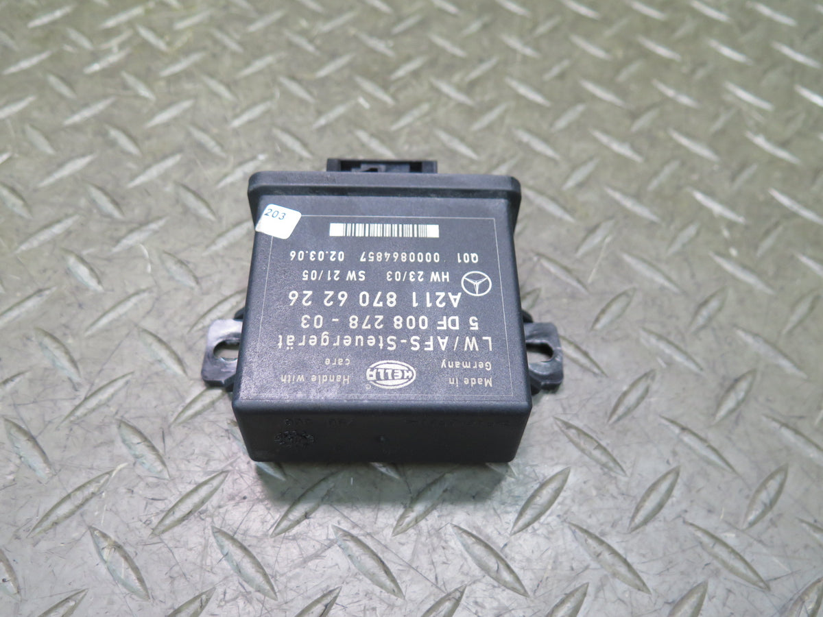 05-11 Mercedes R171 SLK Headlight Range Level Control Module 2118706226 OEM