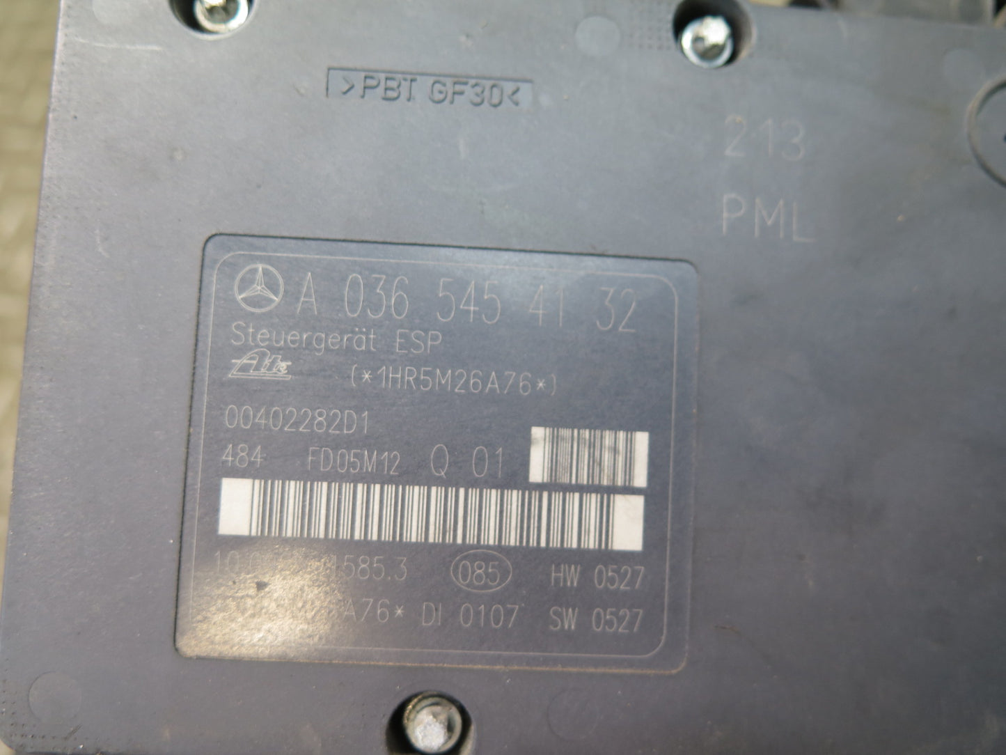 05-08 Mercedes R171 Slk-class Anti Lock Brake ABS Pump Module 0064310412 OEM