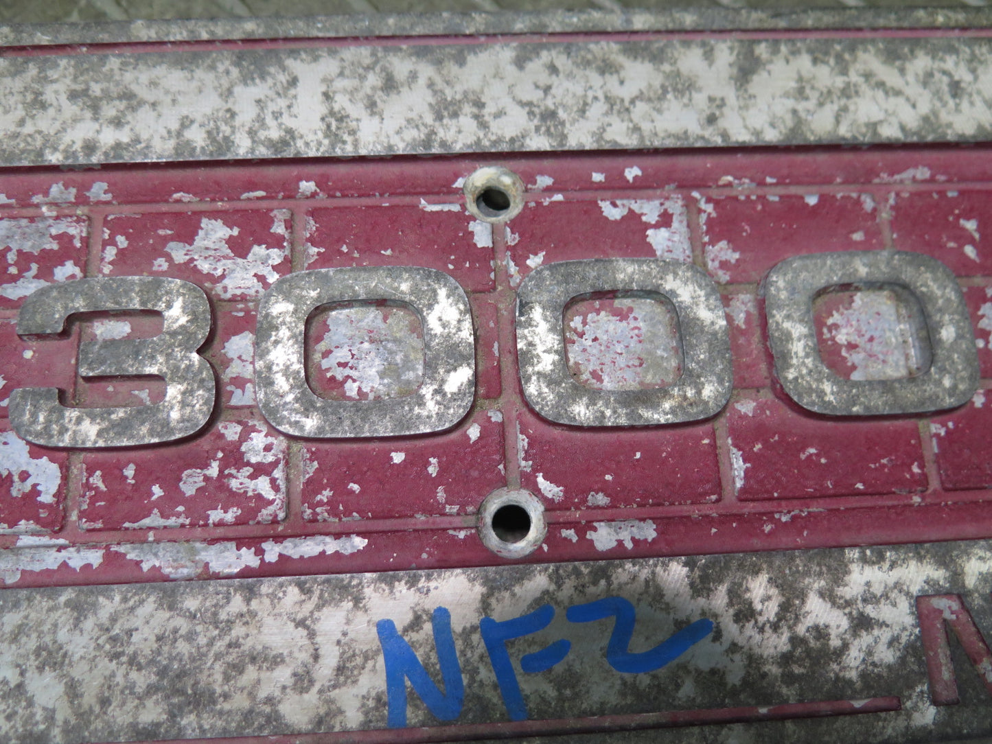 84-86 Nissan Z31 300ZX VG30E NON Turbo Engine Plate Cover w Mount Set OEM